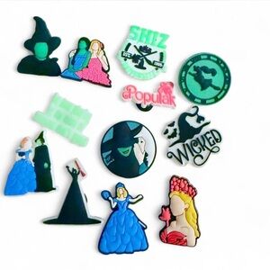 12 Wicked Croc Charms Shoe Charm Jibbit Disney Croc Charms